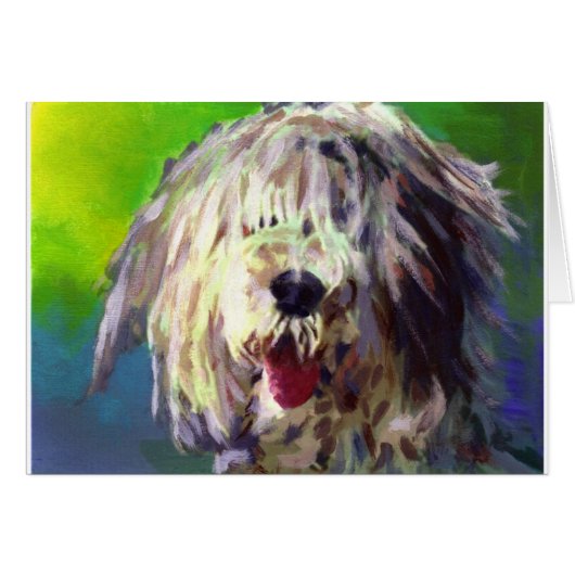 Old English Sheep Dog Cards (Front Horizontal)