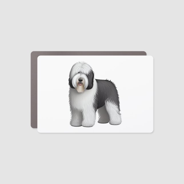 Old English Sheepdog  10 Car Magnet (Front)