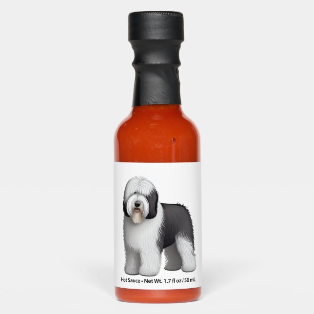 Old English Sheepdog  10 Hot Sauces (Front)
