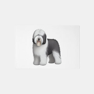 Old English Sheepdog  10 Rug