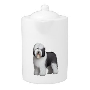 Old English Sheepdog  10 Teapot