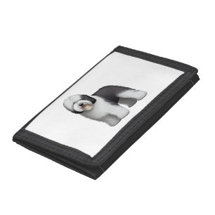 Old English Sheepdog 10 Tri-fold Wallet