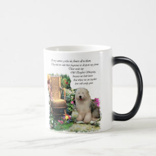 Old English Sheepdog Art Gifts Color Morph Mug