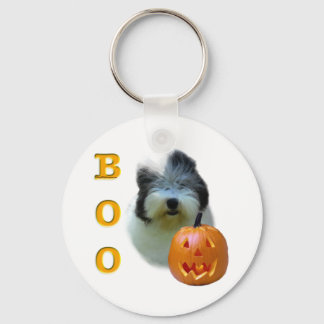 Old English Sheepdog Boo Keychain