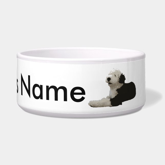 Old English Sheepdog Bowl (Front)