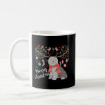Old English Sheepdog Christmas Coffee Mug
