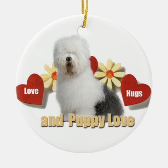 old english sheepdog christmas