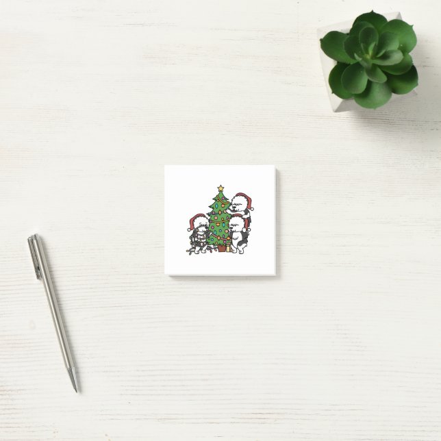Old English Sheepdog Christmas Tree Post-it Notes (Office)