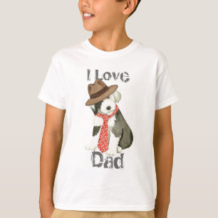 Old English Sheepdog Dad T-Shirt