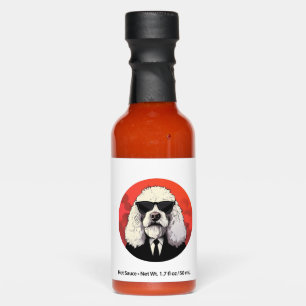Old English Sheepdog Dog Businessman   Hot Sauces