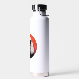 Old English Sheepdog Dog Businessman Water Bottle