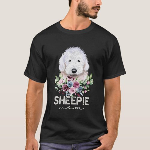 Old English Sheepdog Dog Mama Sheepie Mom T_Shirt