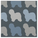 Old English Sheepdog Fabric