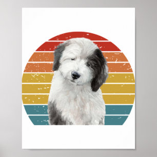 Old English Sheepdog Gifts For Vintage Dulux Dog S Poster