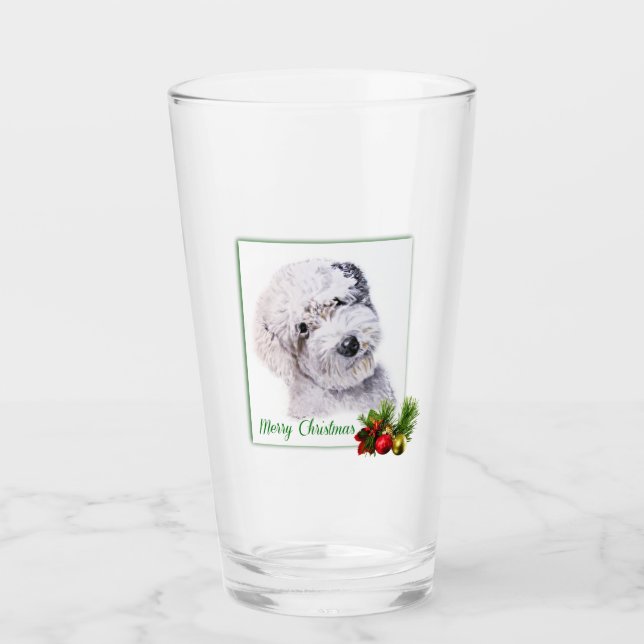 Old English Sheepdog Glass (Front)