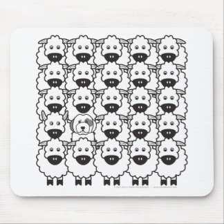 Old English Sheepdog in the Sheep Mouse Pad