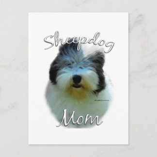 Old English Sheepdog Mom 2 Postcard