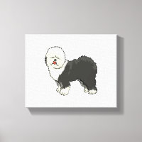 Old English sheepdog my friend