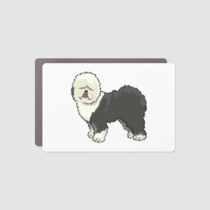 Old English sheepdog my friend  Car Magnet