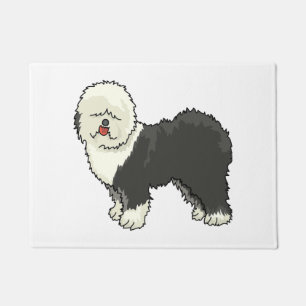 Old English sheepdog my friend  Doormat