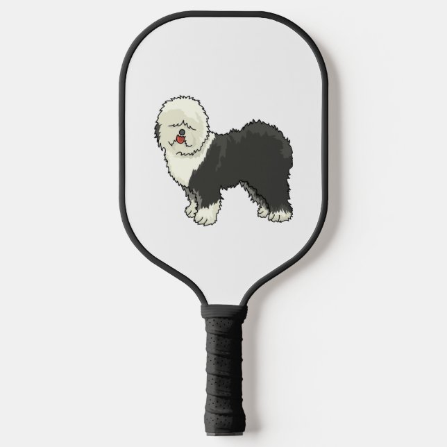 Old English sheepdog my friend  Pickleball Paddle (Front)