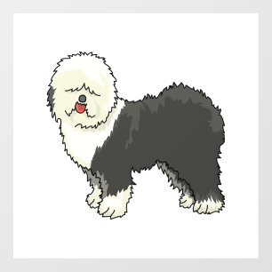 Old English sheepdog my friend Wall Decal