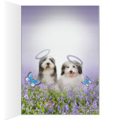 Old English Sheepdog Perfect Angel Cards (Inside (Right))