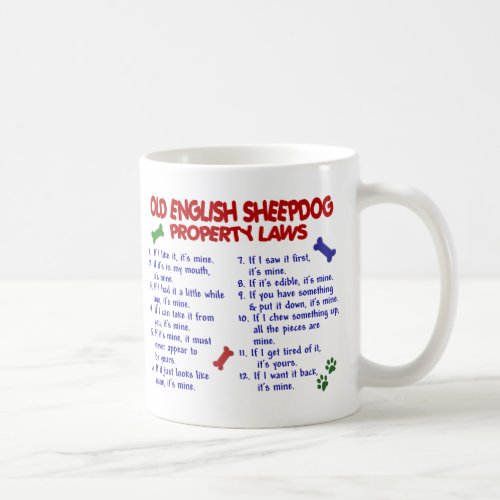 OLD ENGLISH SHEEPDOG PL2 COFFEE MUG