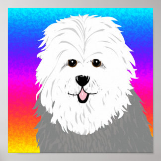 Old English Sheepdog Poster