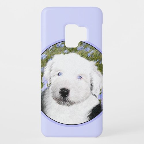 Old English Sheepdog Puppy Painting _ Dog Art Case_Mate Samsung Galaxy S9 Case