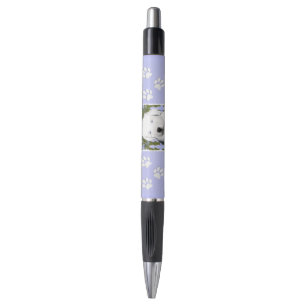 Old English Sheepdog Puppy Painting - Dog Art Pen