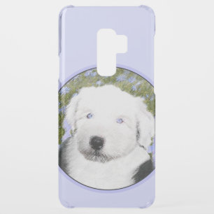 Old English Sheepdog Puppy Painting - Dog Art Uncommon Samsung Galaxy S9 Plus Case