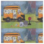 Old English Sheepdog Wigglebottom Bus Fabric