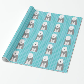 Old English Sheepdog Wrapping Paper