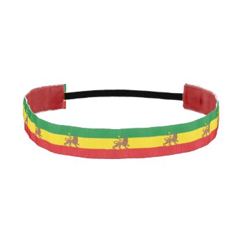 Old Ethiopian Flag Athletic Headband by WorldOfHistory at Zazzle