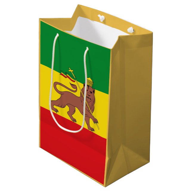 Old Ethiopian flag Medium Gift Bag (Front Angled)
