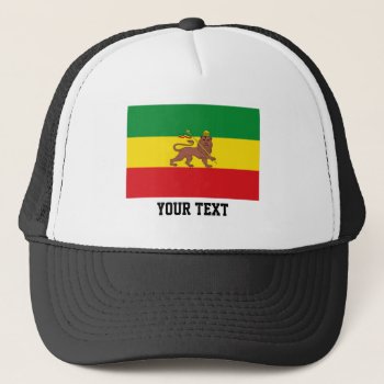 Old Ethiopian Flag Trucker Hat by WorldOfHistory at Zazzle