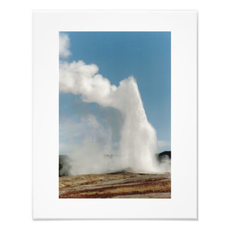 Old Faithful 2009 Photo Print