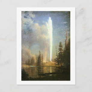 Old Faithful, Albert Bierstadt Postcard