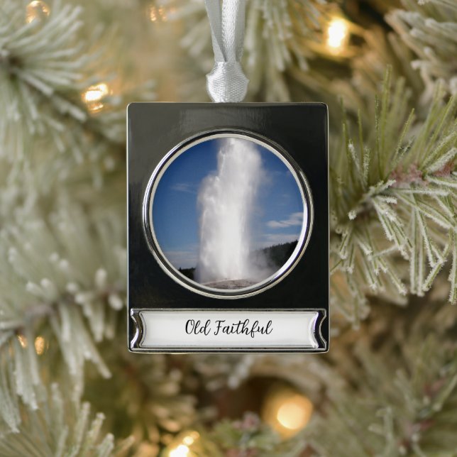 Old Faithful Banner Ornament (Tree)
