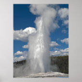 Old Faithful Geyser - Fine Art Print | Zazzle