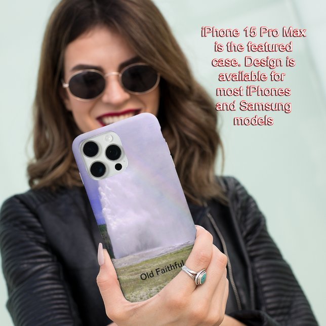 Old Faithful Yellowstone National Park iPhone 15 Case-Mate iPhone Case (Old Faithful Yellowstone National Park iPhone 15 Case-Mate iPhone Case)