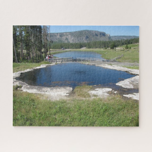Old Faithful Yellowstone National Park. Jigsaw Puzzle (Horizontal)