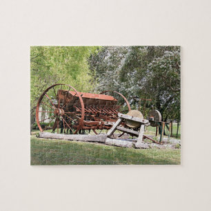 Old farm machinery, Australia Jigsaw Puzzle