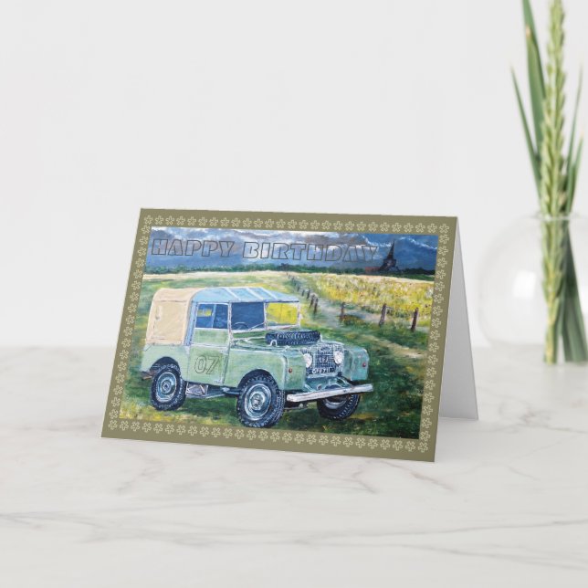 Old Farm Truck Card (Front)