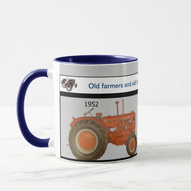 OLD FARMERS & OLD TRACTORS, KEEP CHUGGING -  MUG (Left)