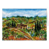 OLD FARMHOUSE, IN CHIANTI -TUSCANY LANDSCAPE (Front Horizontal)