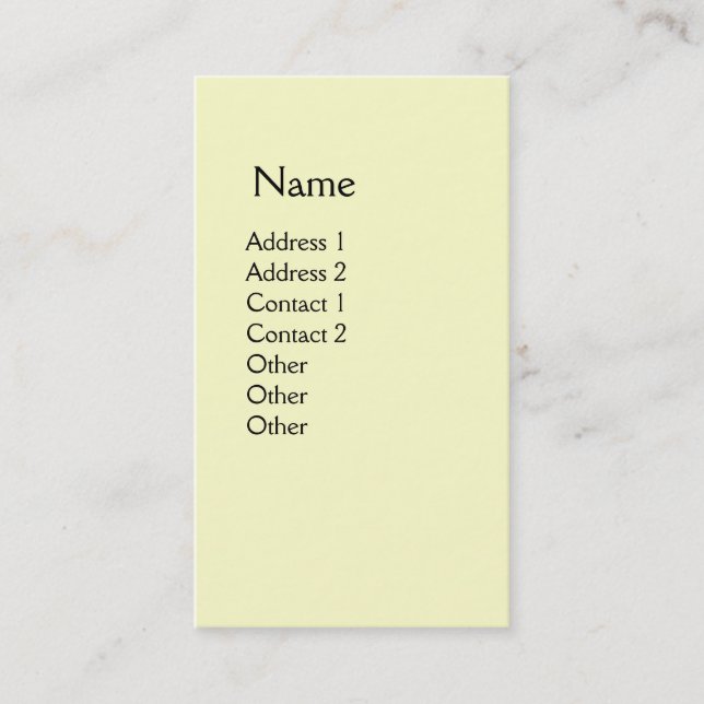 Old Farmhouse in Chianti / Tuscany Landscape Business Card (Front)