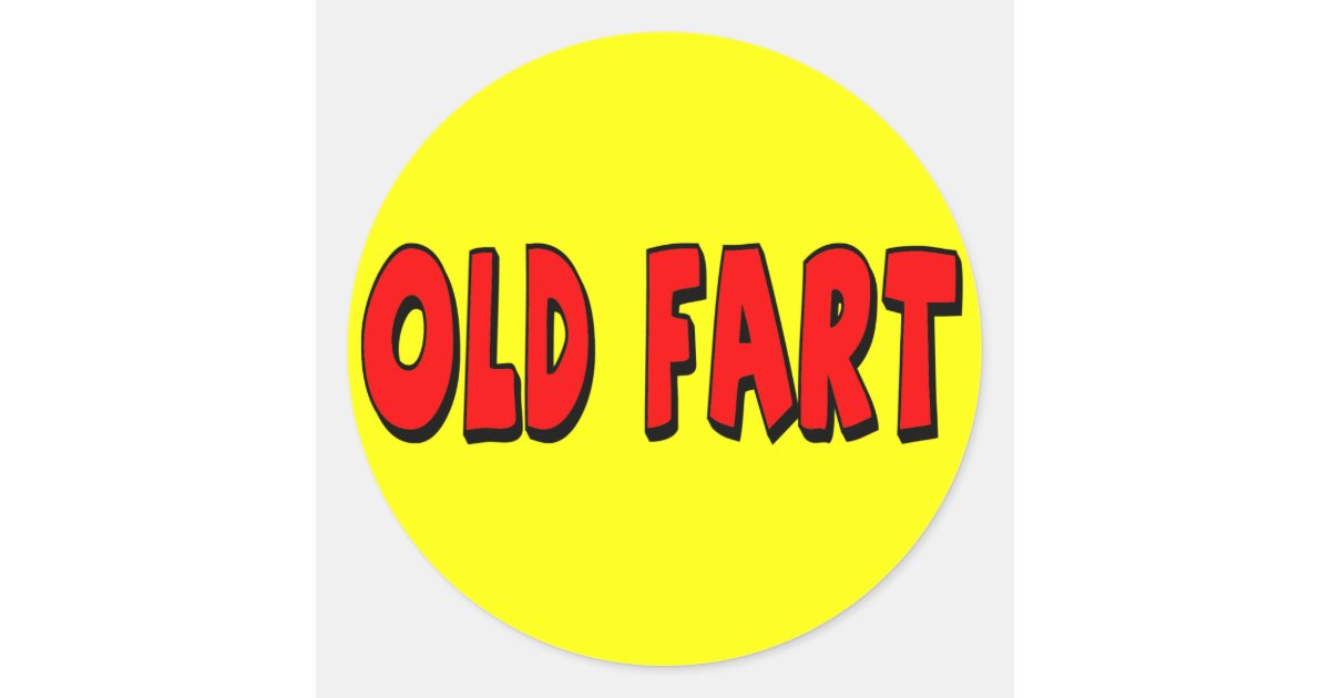 Old Fart 50th Birthday Sticker | Zazzle