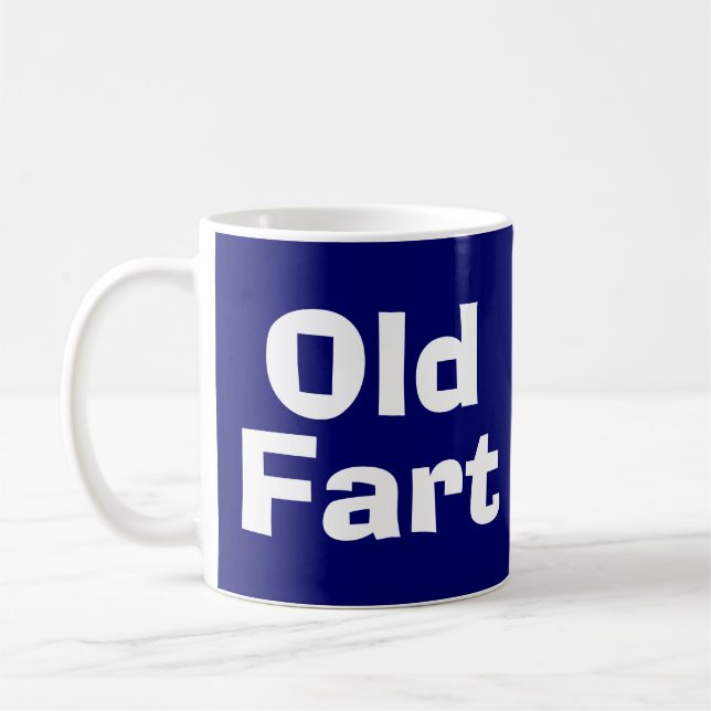 Old Fart Beverage Mug (Left)